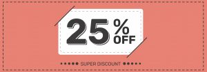 25% off