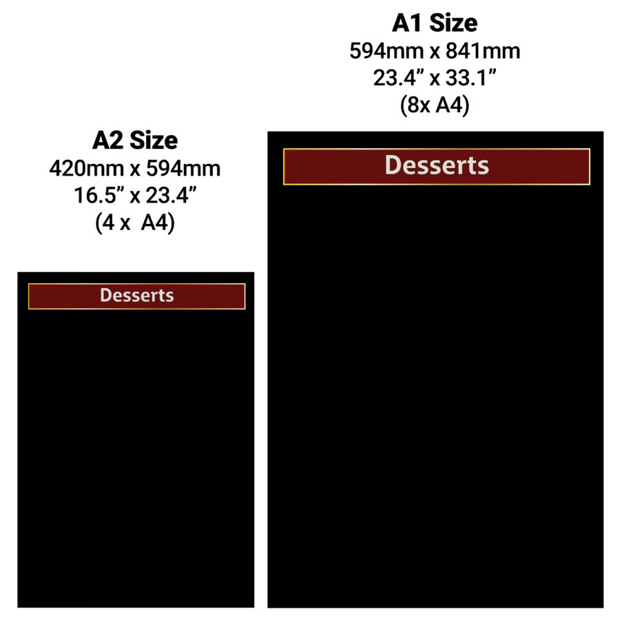 Traditional Headed Chalkboards - Image 8