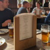 A3 Pocket Menu Holder Inside pub with menu inside A3 Pocket Menu Holder Inside pub with menu inside