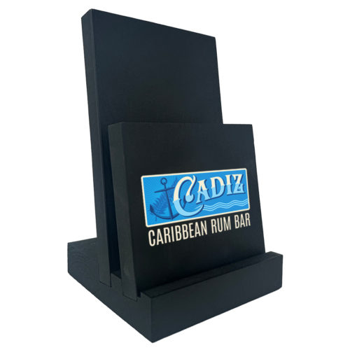 Black Menu Plinth 4