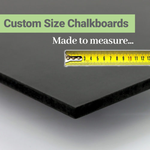 Custom size wooden chalkboard made to measure by Majisign UK