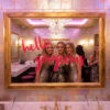 Gold Mirror and Raised Gold Frame Stunning gold mirror with designer message