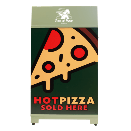 Green Printed w Header Easy Side Loading Pavement Sign, finished in Country Green, with a printed A1 foamex insert and printed header