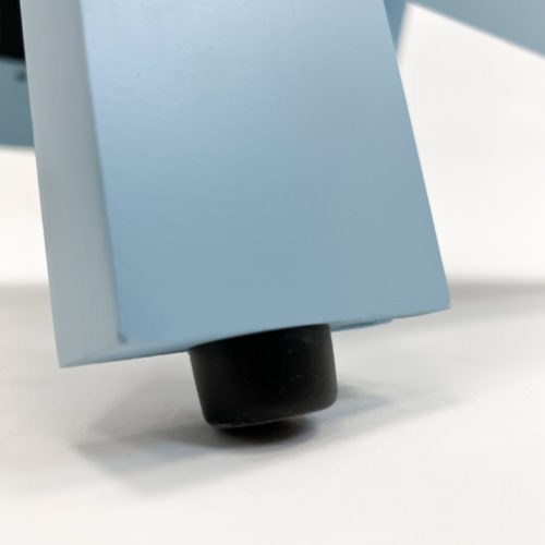 Highstreet A Board Seaside Blue Foot Highstreet A-Board Seaside Blue - close up of black rubber foot