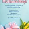 A poster advertising mothers day