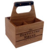 Rustic Trug - Rustic Wooden Trug bottle Holder