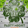 A poster advertising St. Patricks day