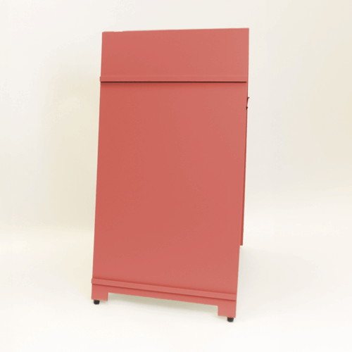 Side Loading Red Side Loading - A-Board, finished in Red, to hold A1 Inserts