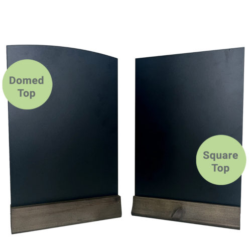 Side by side sqaure and domed Side by side sqaure and domed
