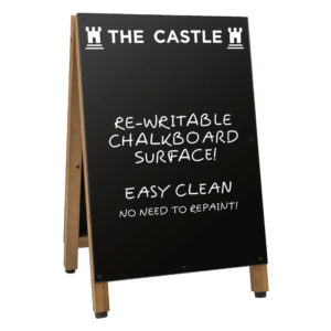 chalkboard a-board