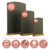 Premium chalkboard table talkers with icons