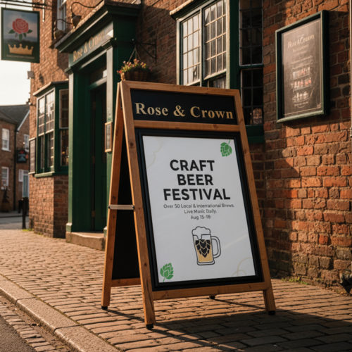 Standard Plus Wooden A-Boards