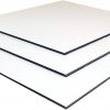 aluminium printed panels Aluminium printed panels in white for advertising and printing