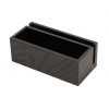 Bistro condiment wooden box finished in black