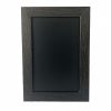 black framed wooden chalkboard 3 Framed chalkboard finished in black