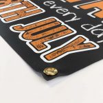 blockout banners 7 Vinyl banner with personalised print