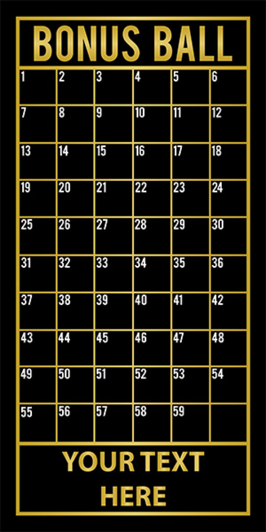 Bonus ball game board