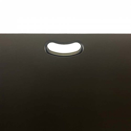 Chalkboard with cutout handle