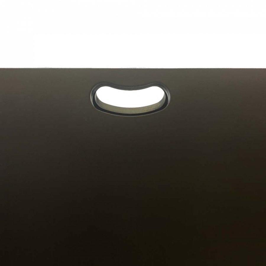 Chalkboard with cutout handle