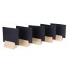 Small chalkboard with wooden base for displaying prices and product names