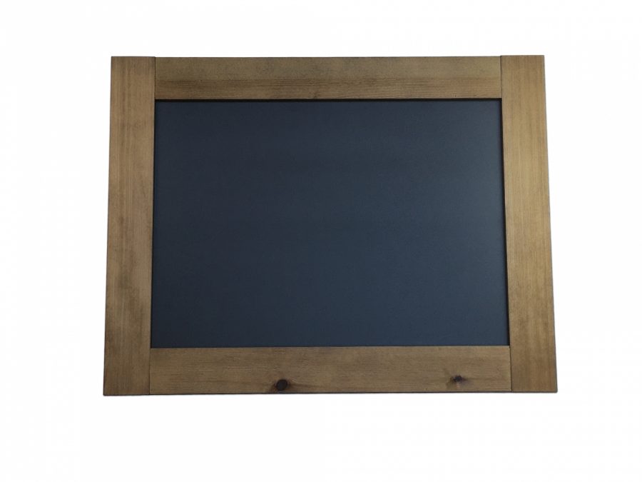 Chalkboard framed in chunky solid wood
