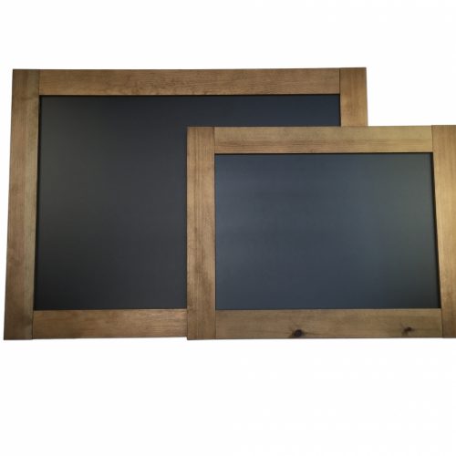 Chalkboard framed in chunky solid wood