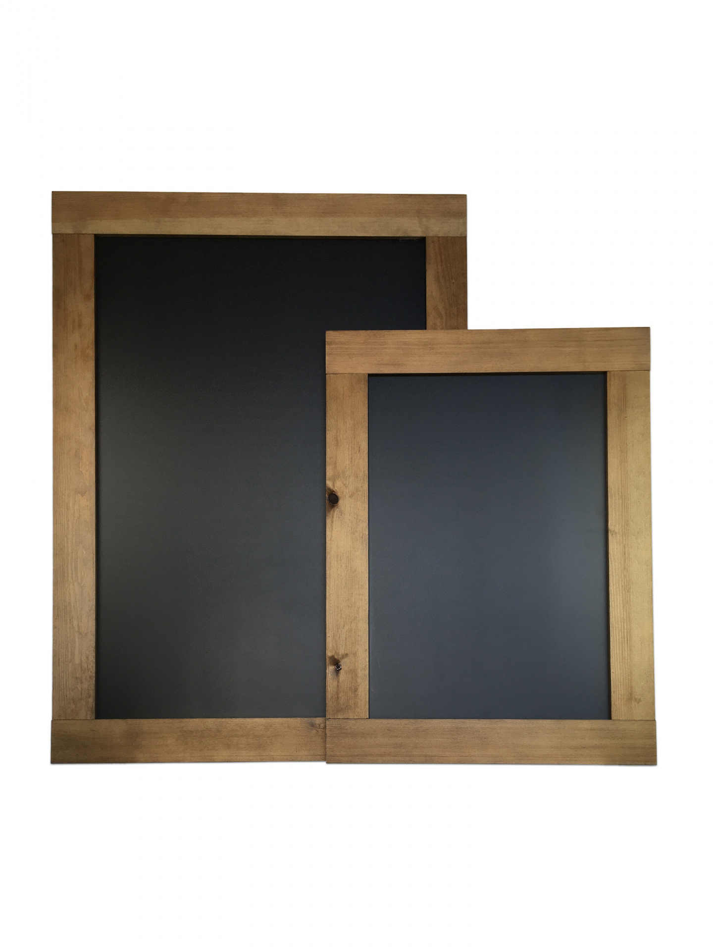 Chalkboard framed in chunky solid wood