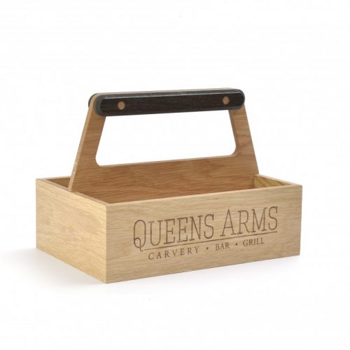 Condiment trug for storing condiments
