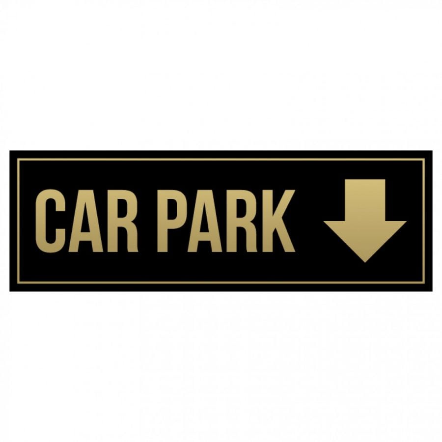 Directional sign for businesses, amenties, venues and more
