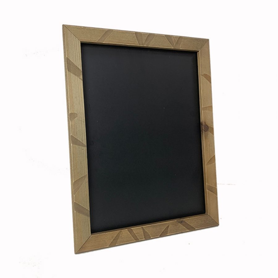 A wooden poster frame for displaying posters with a distressed finish