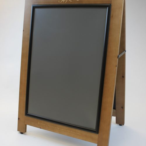 Emblem headed A-board with snap frames