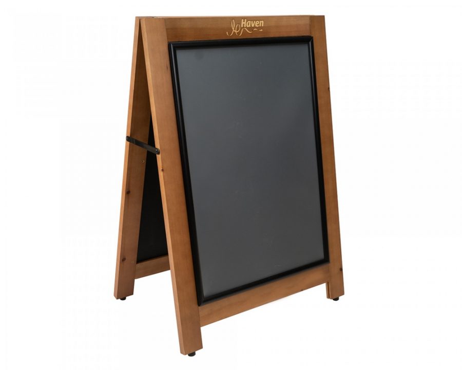 Emblem headed A-board