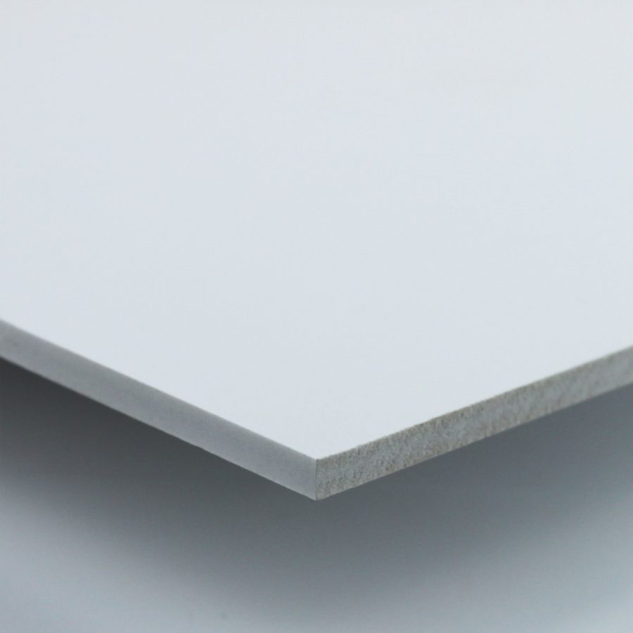 White foamex printed panel for advertising and promotions
