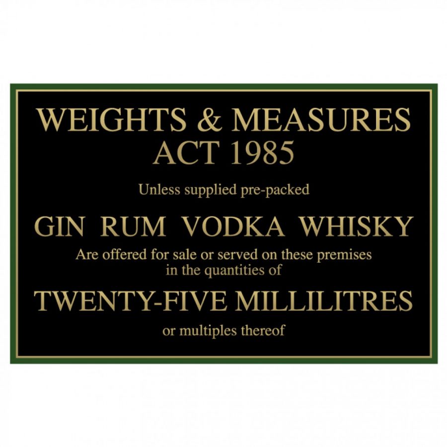 Legal pub signs