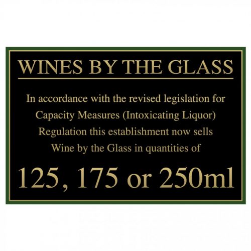 Legal pub signs