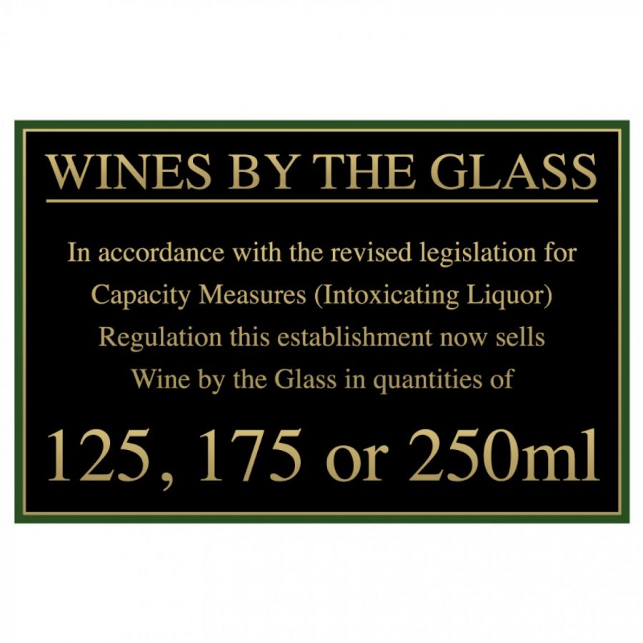 Legal pub signs