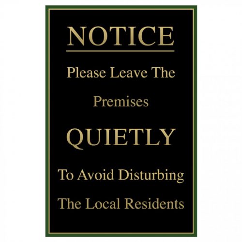 Legal pub signs
