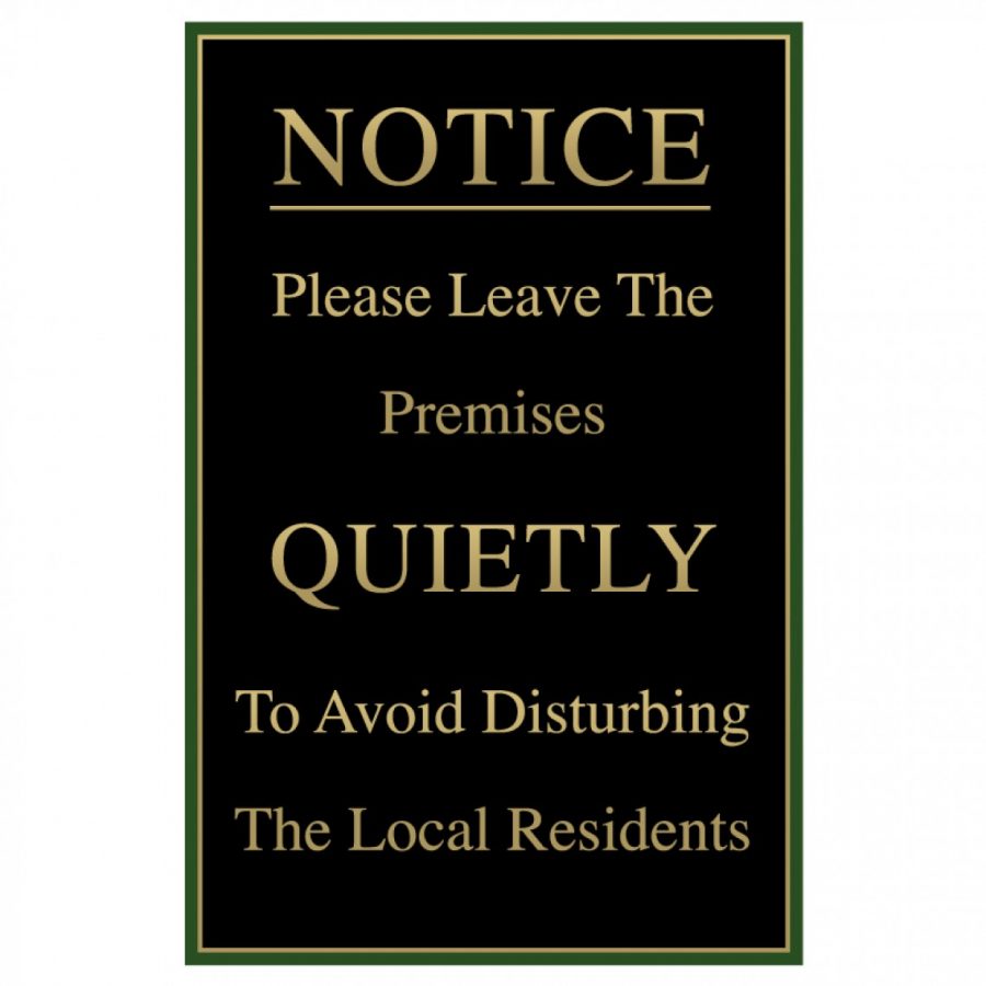 Legal pub signs
