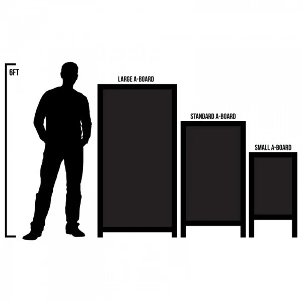 majisign aboard pavement large medium small sign sizes comparison to a human graphic majisign aboard pavement large medium small sign sizes comparison to a human graphic