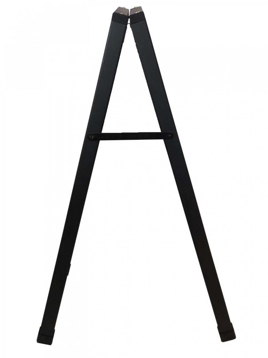 Narrow street pavement A-Board A-frame sandwich board side profile