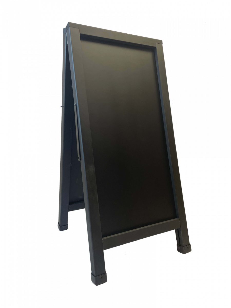 Narrow street pavement A-Board A-frame sandwich board