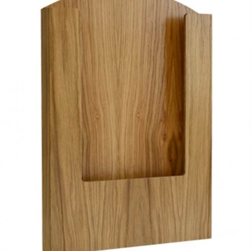 Pocket menu wooden menu holder