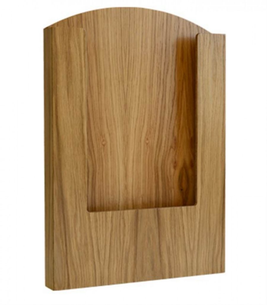 Pocket menu wooden menu holder