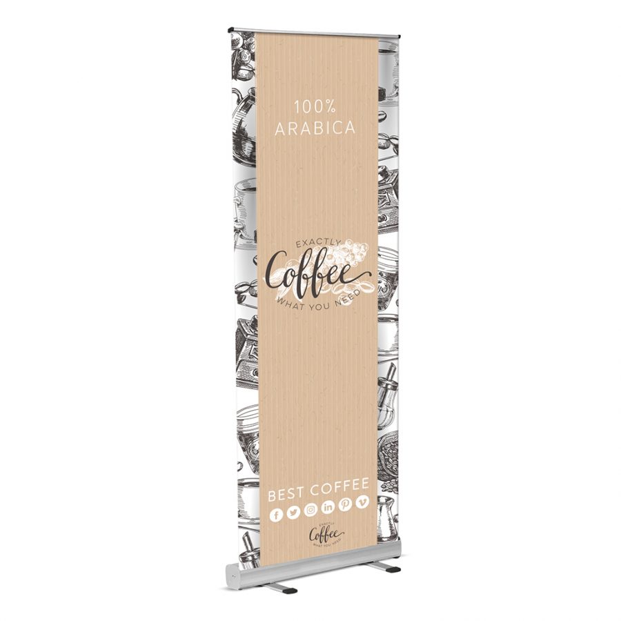 Popup roller banner printed for events and tradeshows
