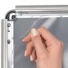 Clear plastic poster cover sheets for snapframes