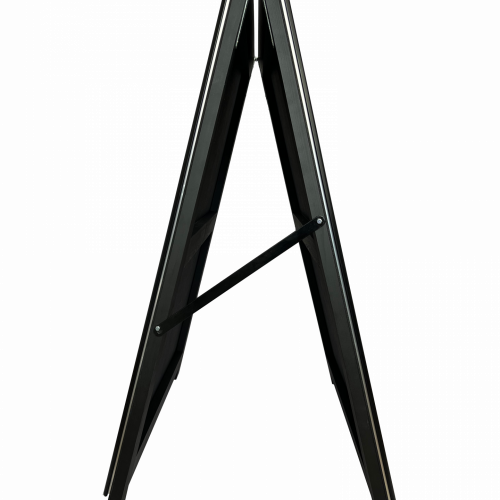 Poster display A-board sign side profile