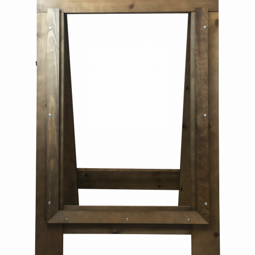 An A-frame for advertising board display