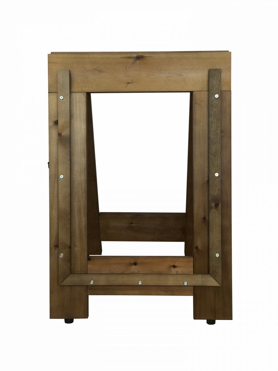 An A-frame for advertising board display