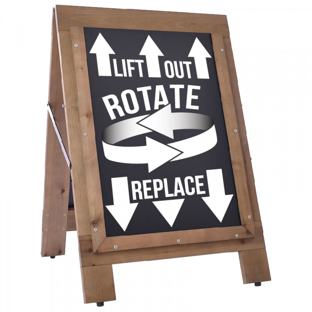 rustic reversible wooden a boards rustic reversible wooden a boards