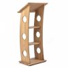 Solid oak wooden lectern for presentations and front of house